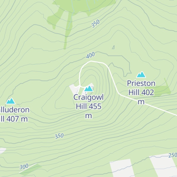 Map of Craigowl Hill