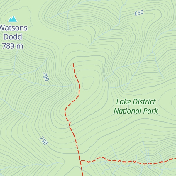 Map of Stybarrow Dodd