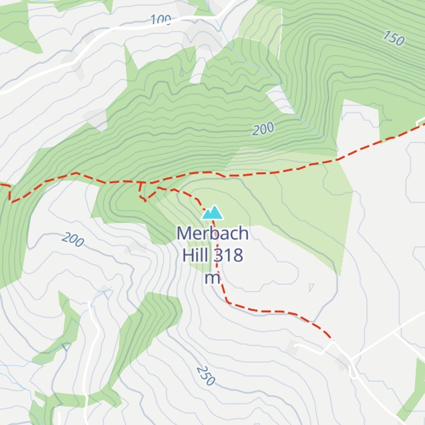 Map of Merbach Hill