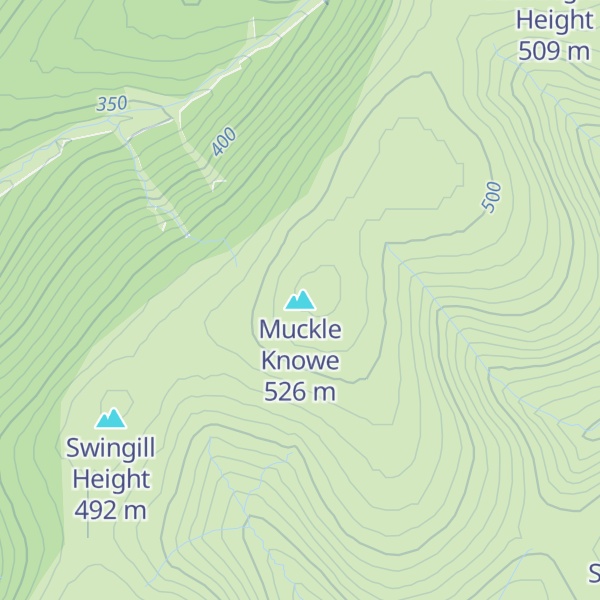 Map of Muckle Knowe