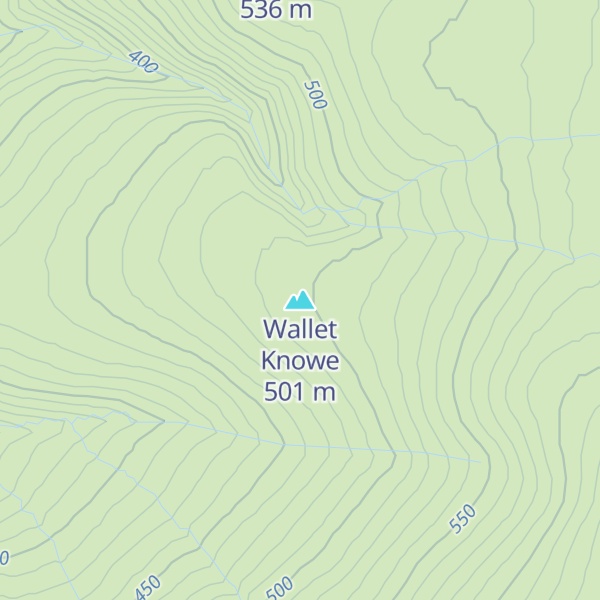 Map of Wallet Knowe
