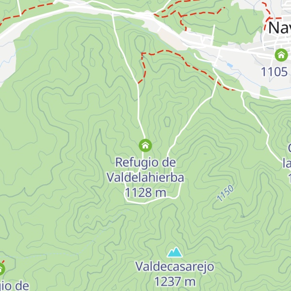 Map of Refugio de Valdelahierba