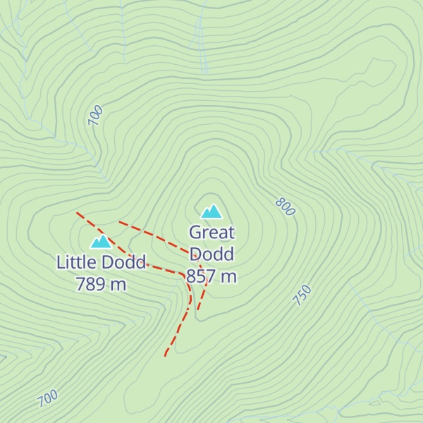 Map of Great Dodd
