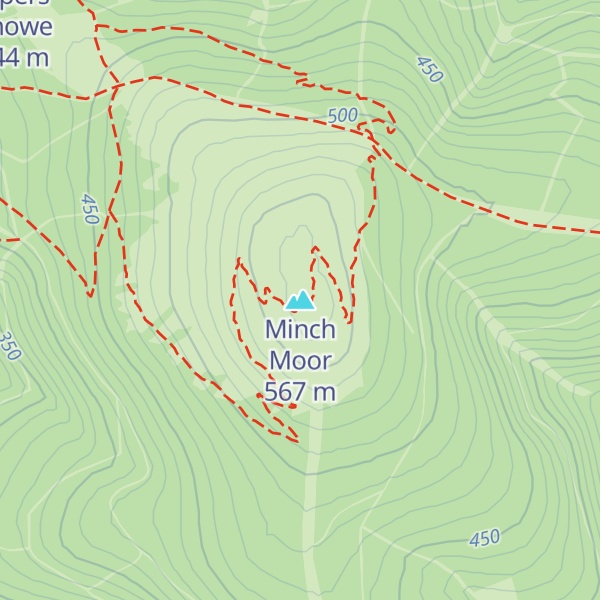 Map of Minch Moor