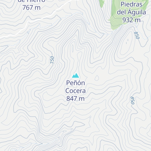 Map of Peñón Cocera