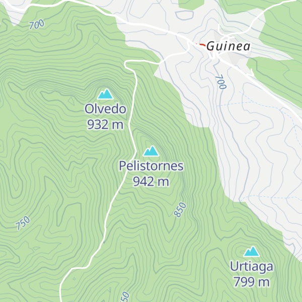 Map of Pelistornes