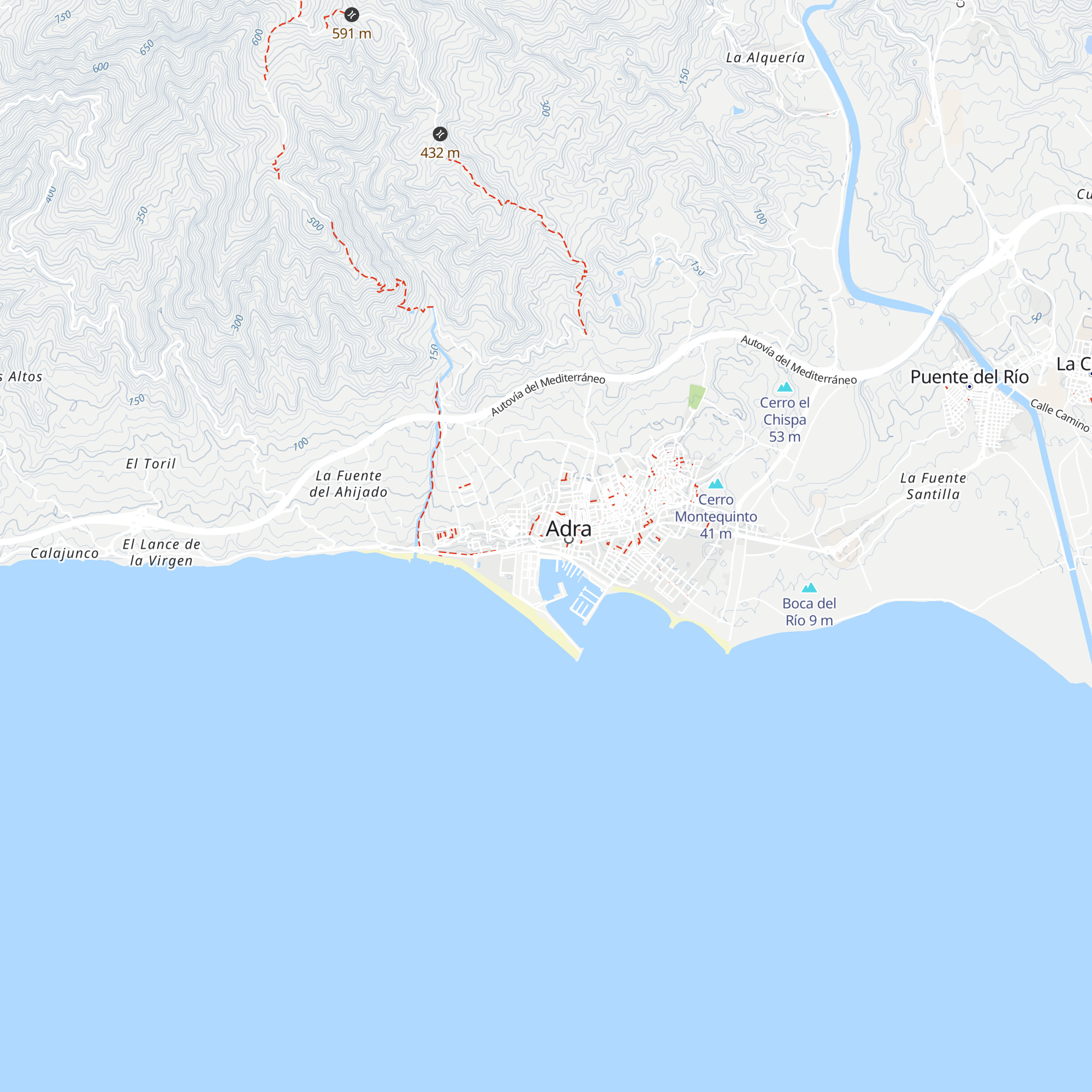 Oficina Municipal de Turismo de Adra map