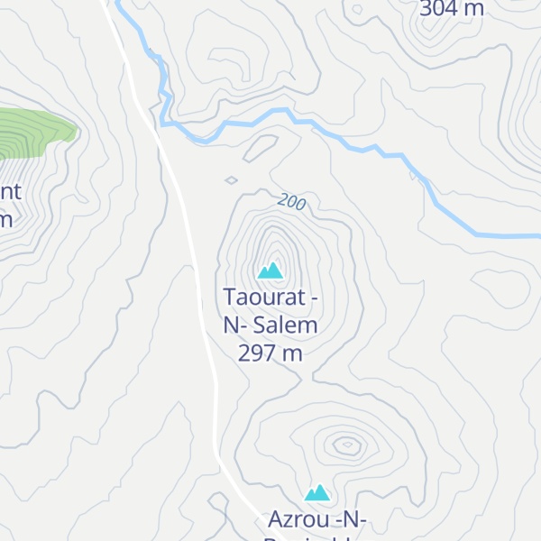 Map of Taourat -N- Salem