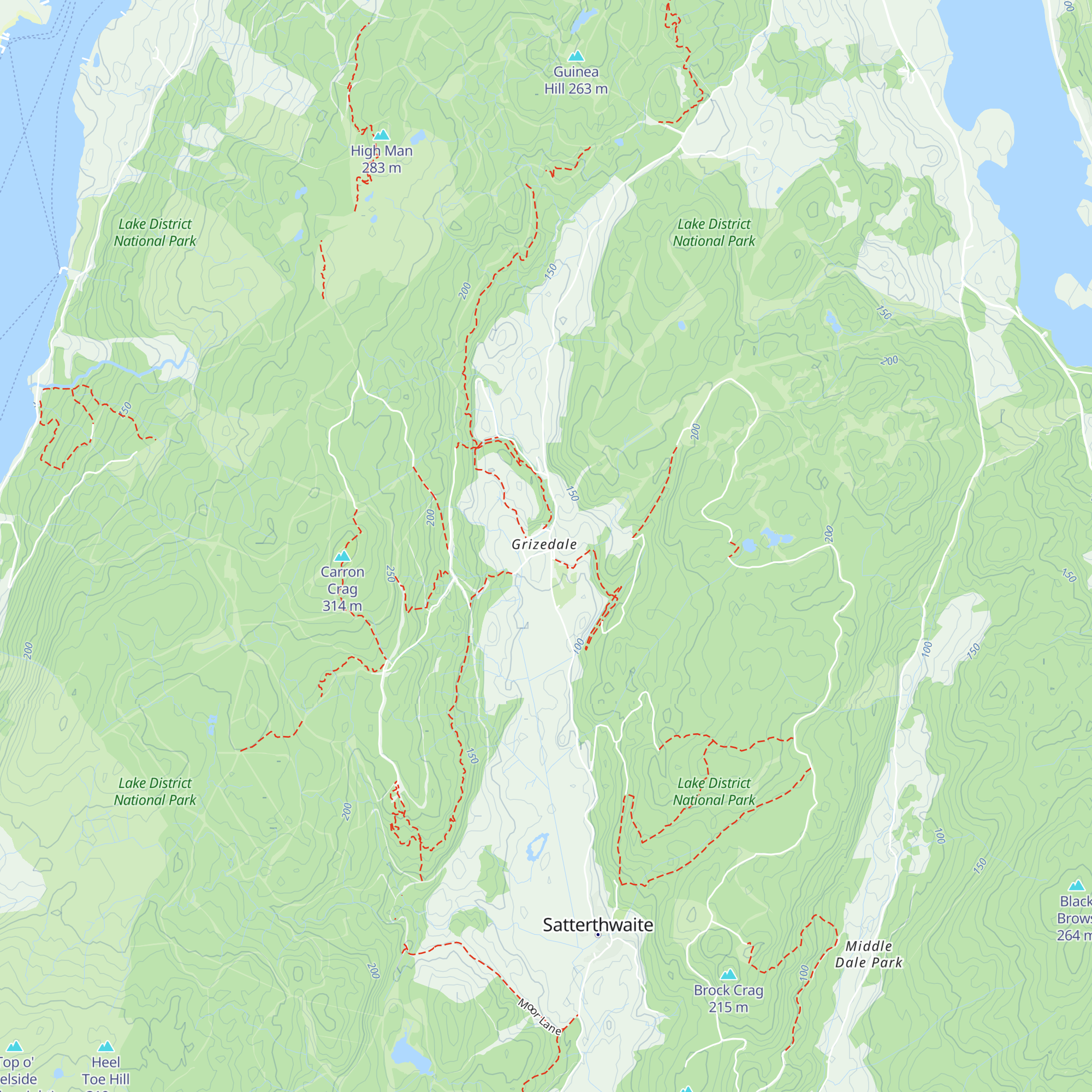 Grizedale Forest Visitors Centre map