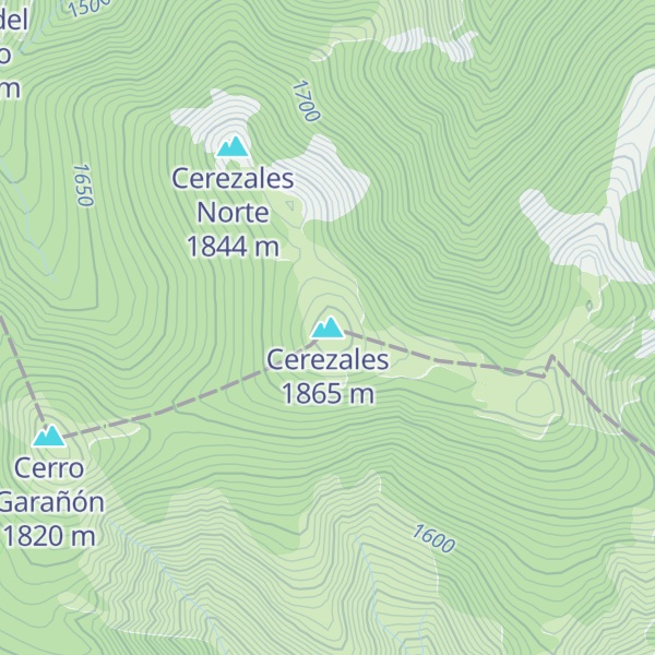 Map of Cerezales