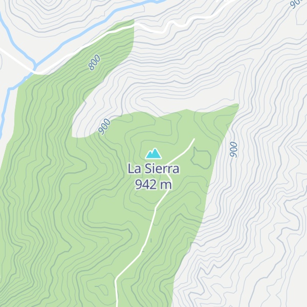 Map of La Sierra