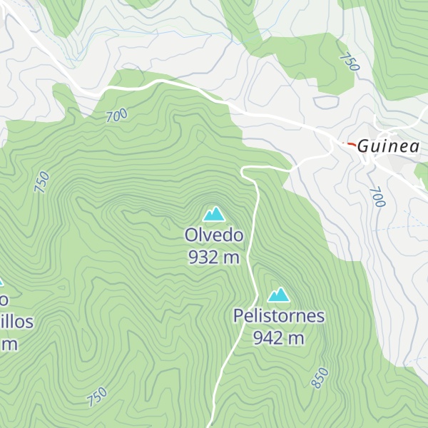 Map of Olvedo
