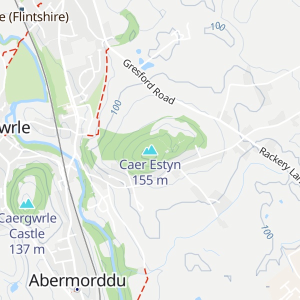 Map of Caer Estyn