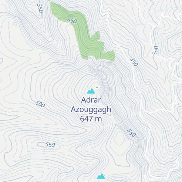 Map of Adrar Azouggagh