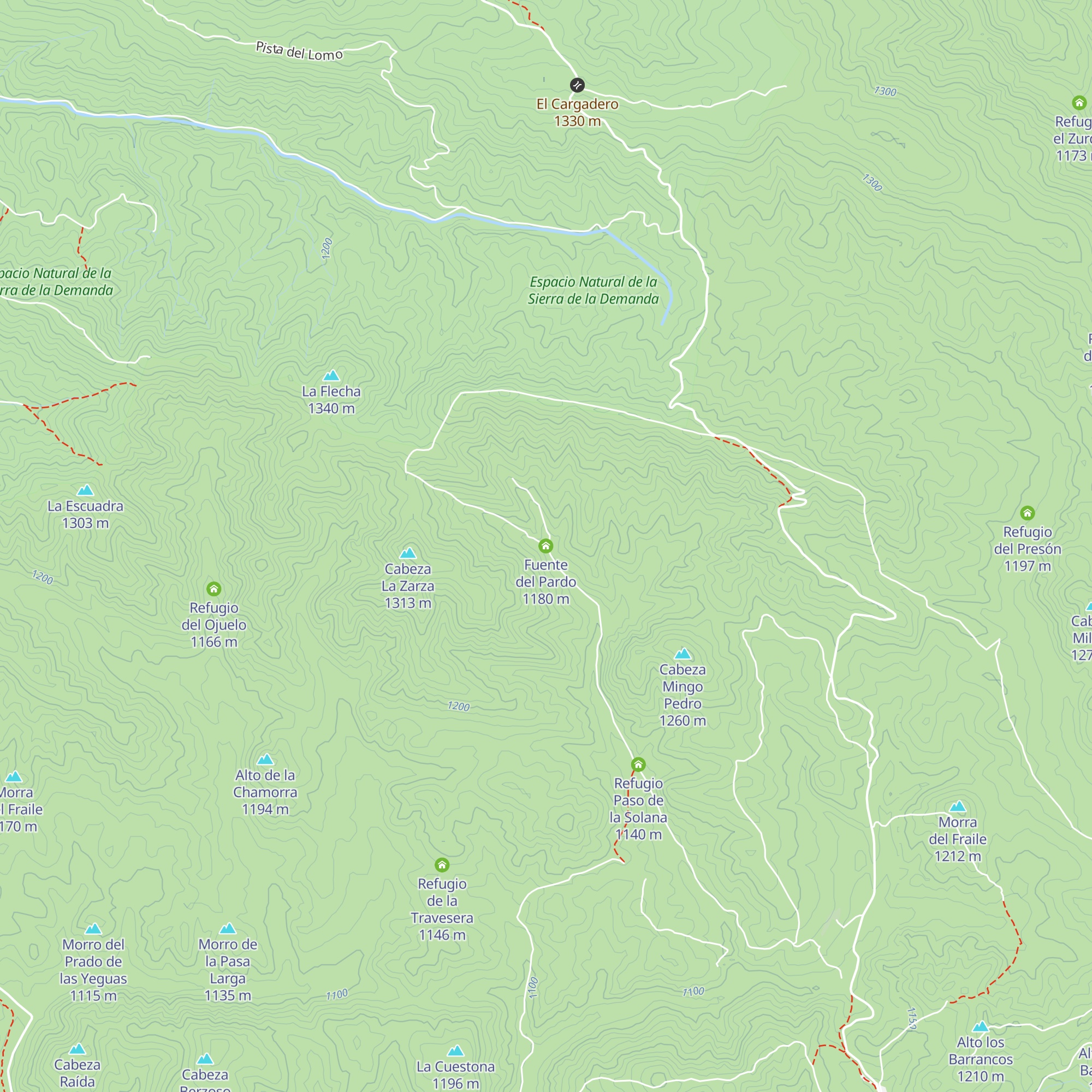 Fuente del Pardo map