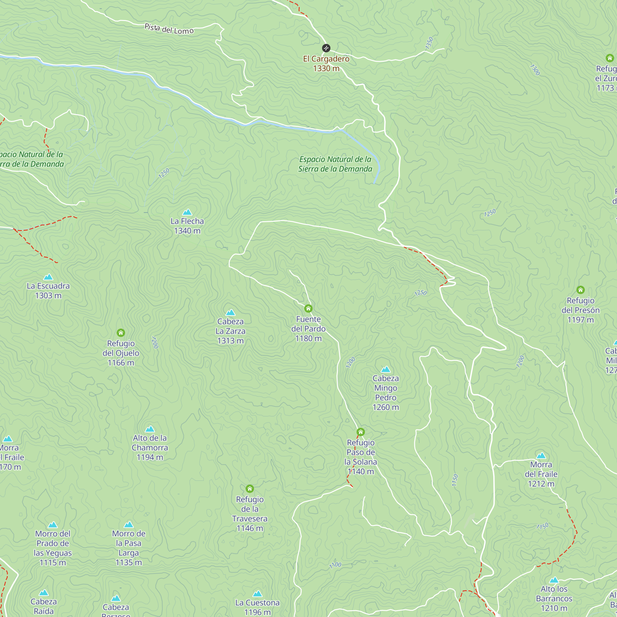 Fuente del Pardo map