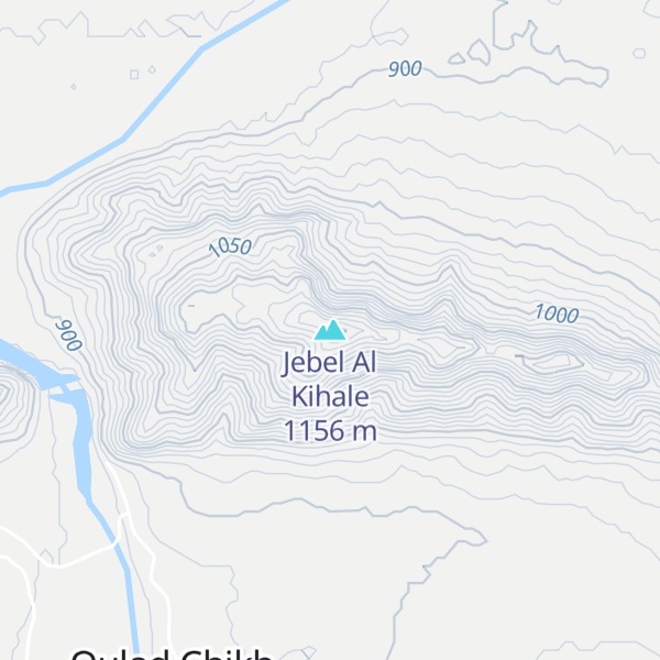 Map of Jebel Al Kihale