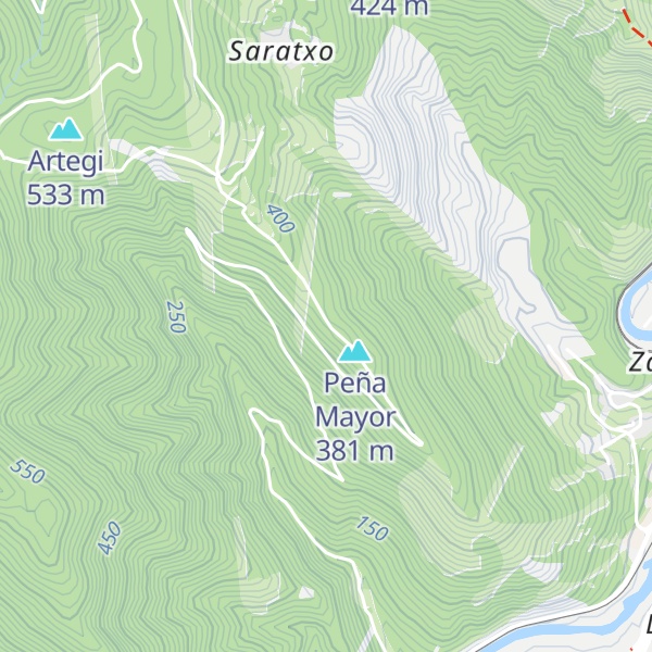 Map of Refugio de Alkorta