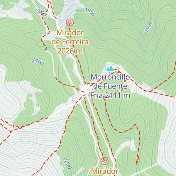 Map of Puerto de la Ragua