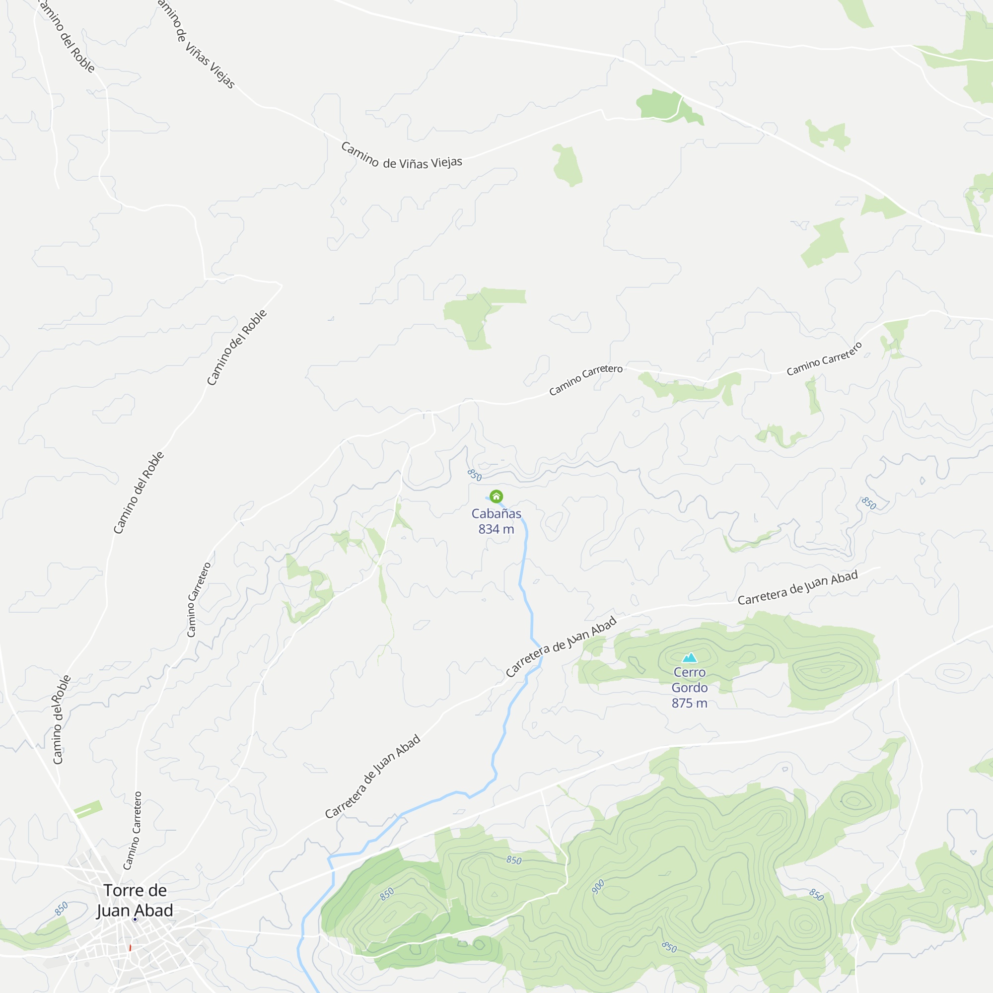 Cabañas map