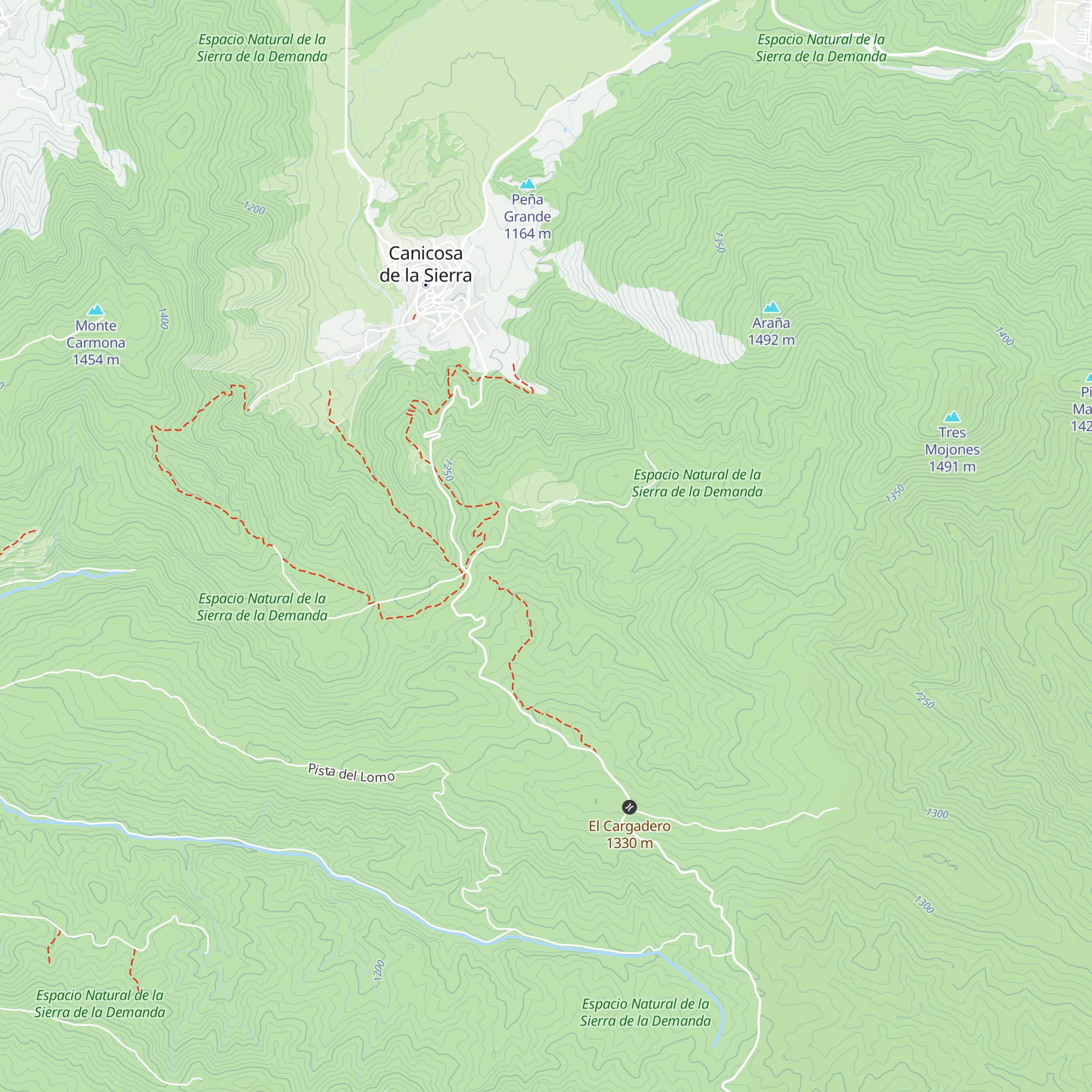Refugio de Ralais map