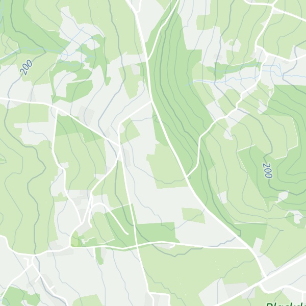 Map of Buckland Hill