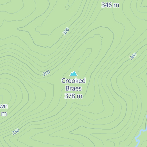 Map of Crooked Braes