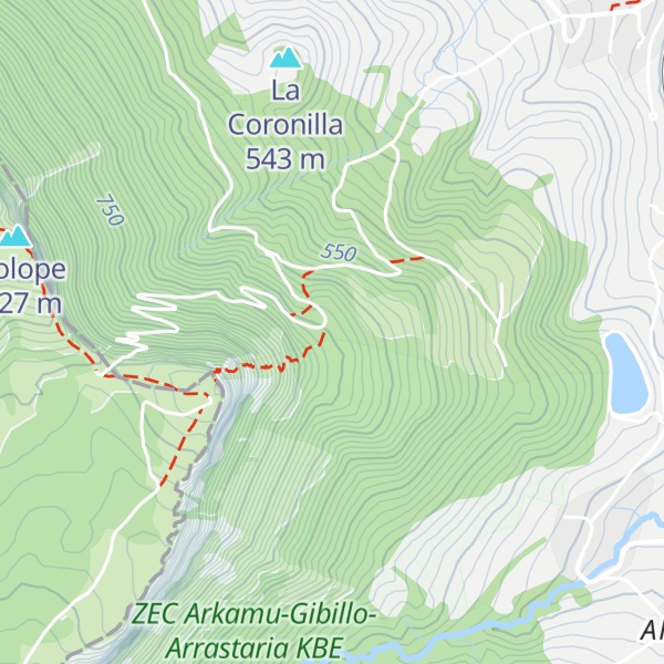 Map of San Bitores borda