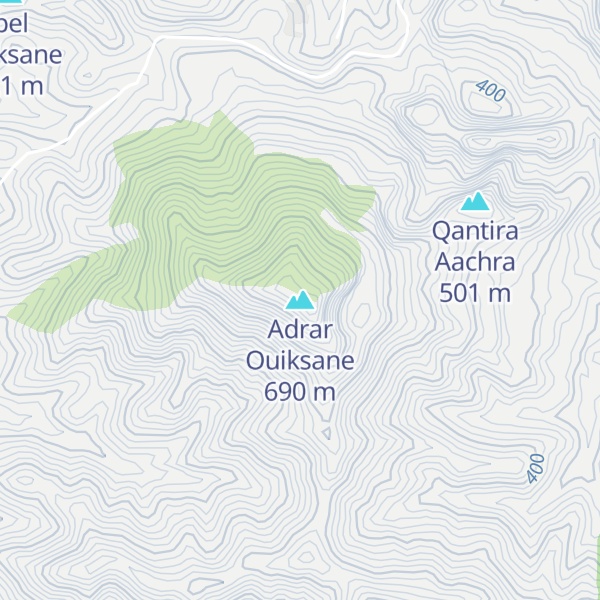 Map of Adrar Ouiksane