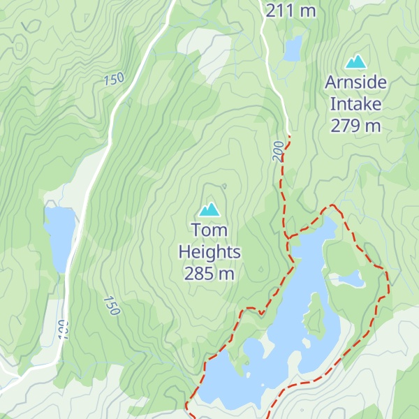 Map of Tom Heights