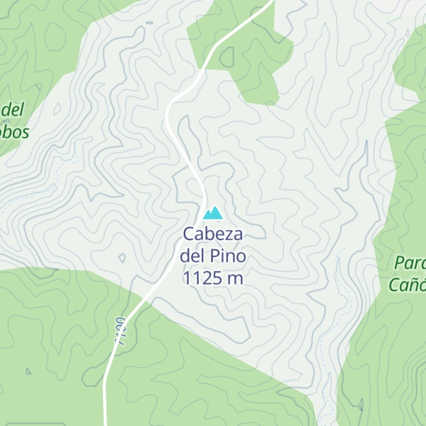 Map of Cabeza del Pino