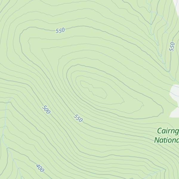 Map of Creag an Sgor