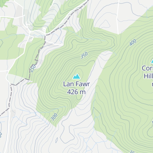 Map of Lan Fawr
