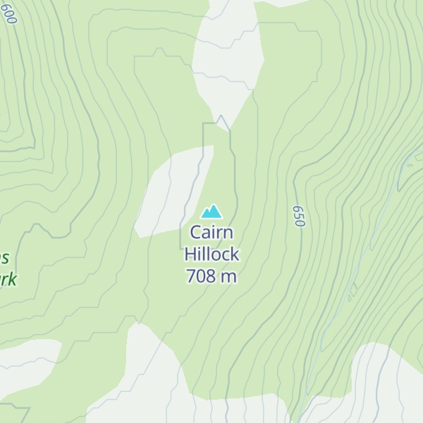 Map of Cairn Hillock