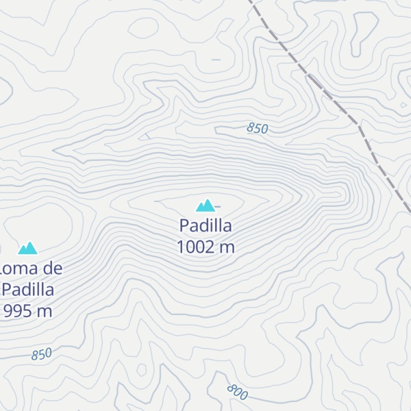 Map of Padilla