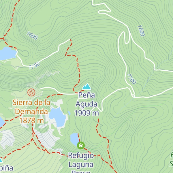 Map of Peña Aguda