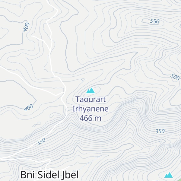 Map of Taourart Irhyanene
