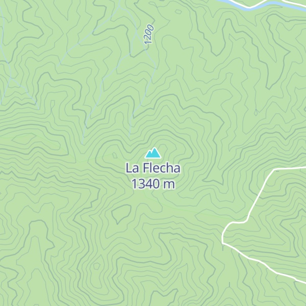 Map of La Flecha