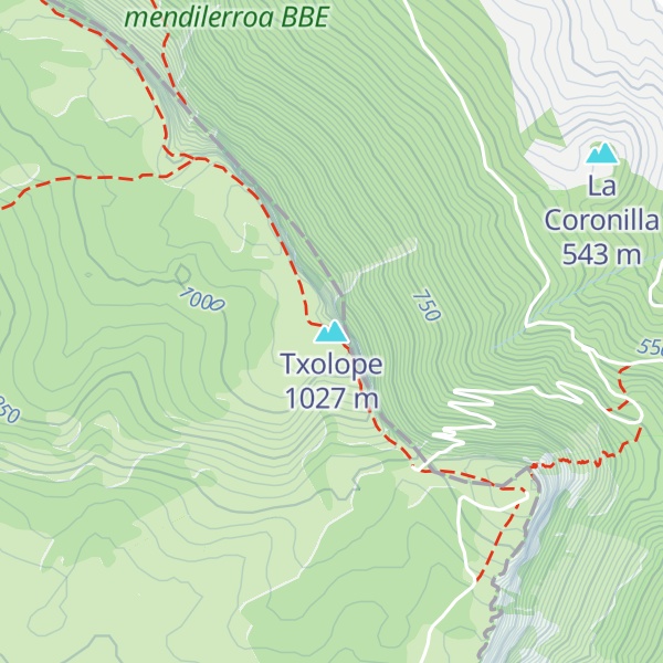 Map of Txolope