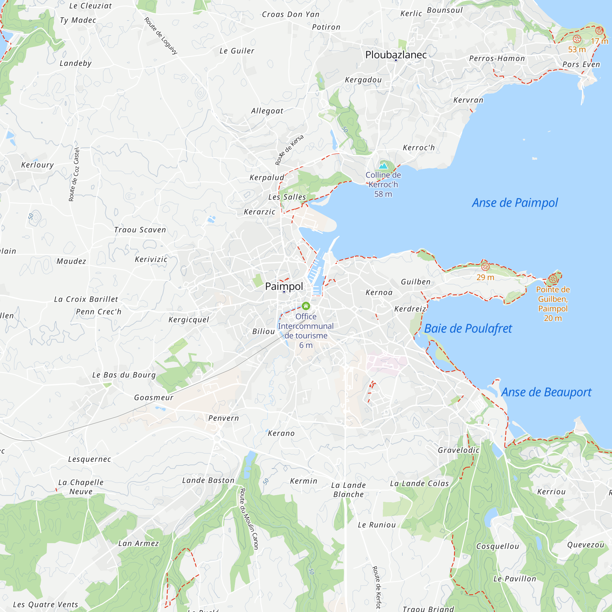 Office Intercommunal de tourisme map