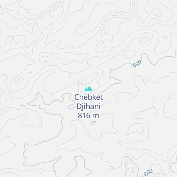 Map of Chebket Djihani