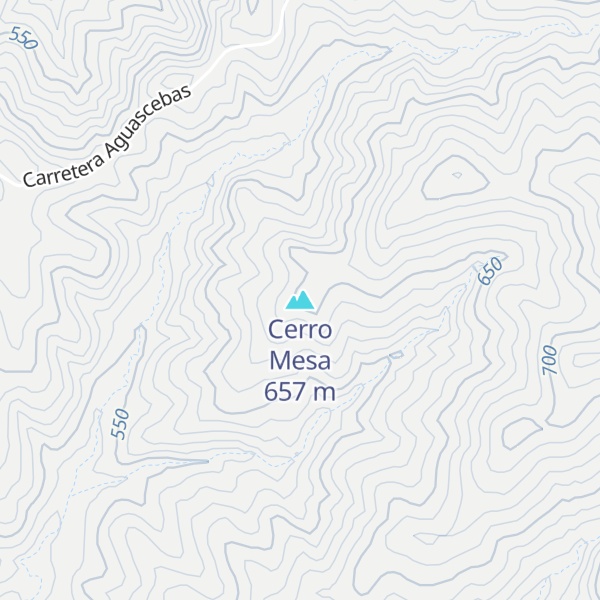 Map of Cerro Mesa