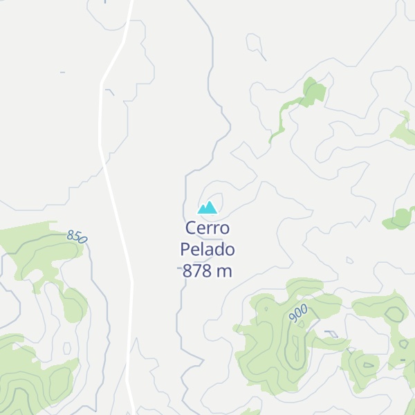 Map of Cerro Pelado