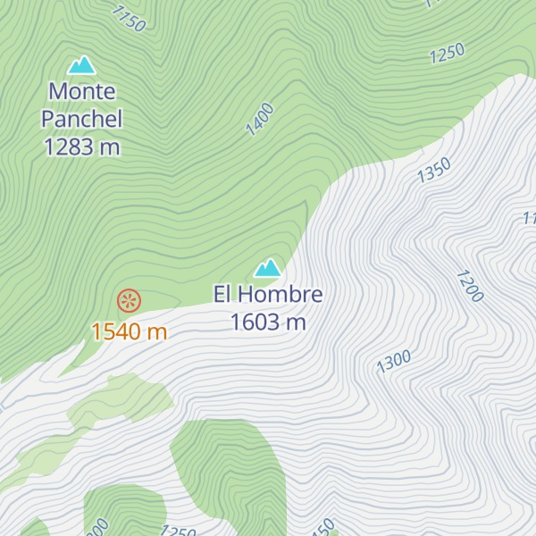 Map of El Hombre