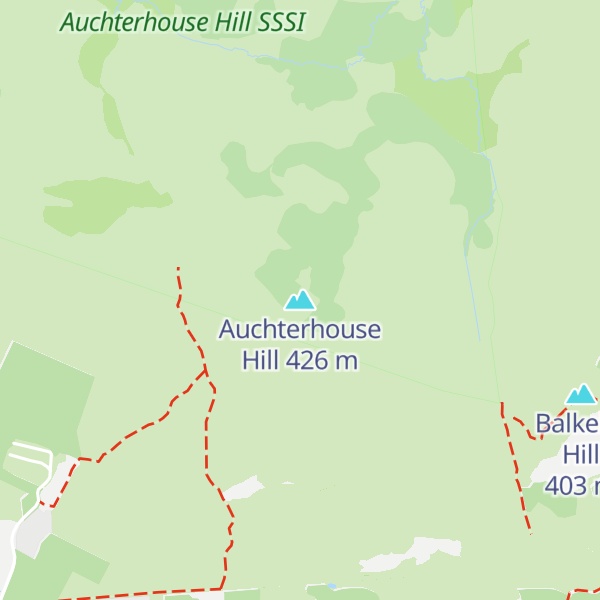 Map of Auchterhouse Hill