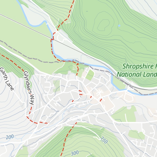 Map of Offa's Dyke Centre