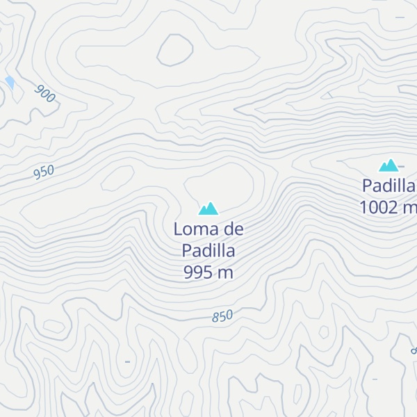 Map of Loma de Padilla