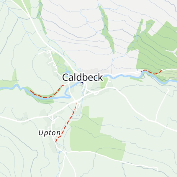 Map of Caldbeck Glamping Barns & Bothy