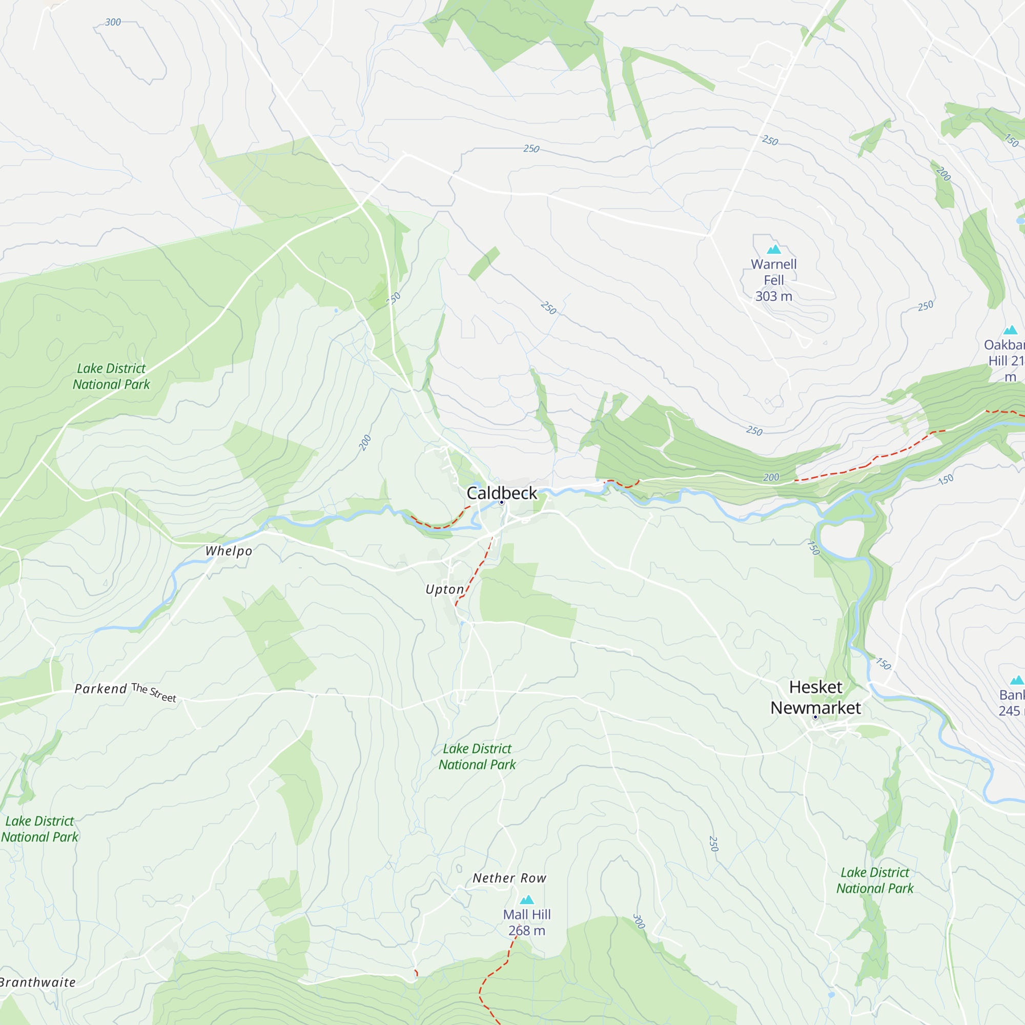 Caldbeck Glamping Barns & Bothy map
