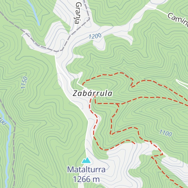 Map of Refugio de Zabárrula